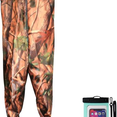 Bootfoot Chest Wader, PVC Waterproof Fishing Chest Waders for Men and Women, Black