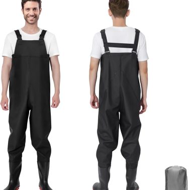 Fishing Waders with Boots for Men Waterproof Wader PVC Waterproof Wader Ideal for Fly Fishing